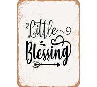 cartelli metallici Little Blessing - 2 - Vintage Look vintage targhe