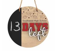 Cartelli Per Porte In Legno Per Il Conto Alla Rovescia Della Stagione Delle Lauree, Lavagne Murali, Cartelli Per Cancelli Di Scuole Superiori E Università