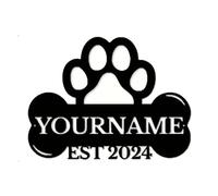 Cartelli personalizzati in metallo Targa poster - Cartello stradale personalizzato - Decorazione Insegne Esterne per la casa, Decorazione da parete per esterni con targa in stile baita