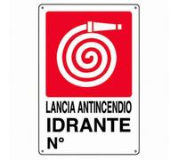 Cartelli segnaletici in alluminio Pubblicentro - Idrante 02401010