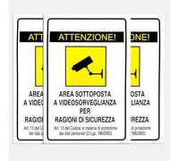CARTELLI SEGNALI DI VIDEOSORVEGLIANZA - Sicurezza Antinfortunistica con Design Professionale (3)