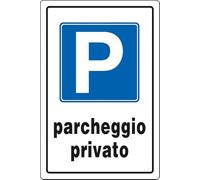 CARTELLI SEGNALI PLASTICA PARCHEGGIO PRIVATO