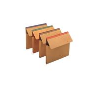Cartellina a busta Dixie Mec - 200 gr - 33,7 x 26,2 cm - cartoncino avana - blu