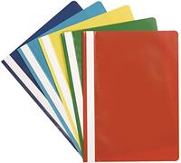 Cartellina ad aghi Q-Connect ppl ecologico A4 assortiti conf. da 5 - KF01464