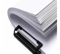 Cartellina blocco in Plastica, Doppia clip 8171-Nero | Rivestimento protettivo, documenti sottile, Per gestione documenti, Per giornalisti scrittori