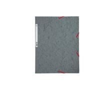 EXACOMPTA - 55511E - Cartellina con elastico - cartoncino lustrè - 3 lembi - 400 gr - 24x32 cm - grigio - Exacompta - 71865 - Conf. da 25 Pz. - 55511E
