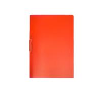 Cartellina con molla Clipper - A4 - PP - trasparente rosso - Fellowes