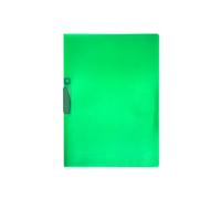 Cartellina con molla Clipper - A4 - PP - trasparente verde - Fellowes