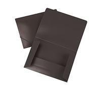 Cartellina liderpapel portadocumenti alette polipropilene din a3 nero opaco dorso flessibile