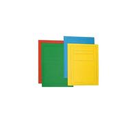 Cartellina manilla 3 lembi con stampa in cartoncino 160gr - 25x33 cm Conf. 50 pezzi colore forte ROSSO