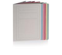Cartellina Manilla Brefiocart 3 Lembi con stampa 25x33 (Conf. 50 pz) - Colore: Azzurro