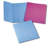 CARTELLINA MANILLA C/TASCA A SOFFIETTO AZZURRA PZ.25