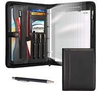 CARTELLINA PORTADOCUMENTI A4 CON CERNIERA E 10 BUSTE TRASPARENTI ORGANIZER PER U