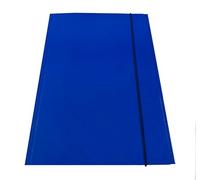 Cartellina Portadocumenti A4 con Elastico Tondo Piatta Confezione da 6 Cartelline in Cartone Rigido 600 gr con Alette e Rivetti Cartelline con Elastico A4 per Ufficio cartella portadocumenti