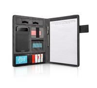 Cartellina Portadocumenti A4 con Portablocco e Supporto Tablet o Cellulare - Carpetta Sottobraccio