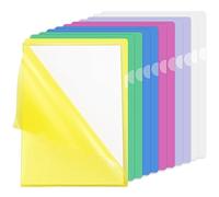 Cartellina portadocumenti A4, formato A4, in 6 colori, per conservare o organizzare documenti, documenti, documenti, 31 x 22 cm, 12 pezzi