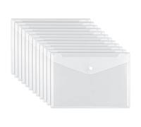 Cartellina Portadocumenti A4 Trasparenti, 12 Pezzi Cartellette File a4,A4 Cartellette,Porta Documenti A4,Cartelle a Busta Portadocumenti per Casa Ufficio Scuola Documenti