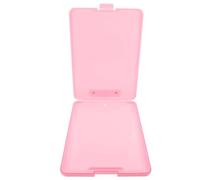 Cartellina Portadocumenti con Clip e Vano in Plastica Rosa | Supporto per Scrittura, Tiene Fogli e Documenti, Protezione per Carte, Organizza Pagine Sparse