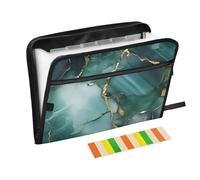 Cartellina portadocumenti espandibile, 13 tasche, formato A4, con chiusura a cerniera, per cartelle portadocumenti sospese