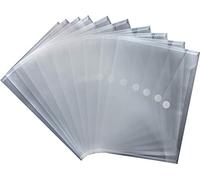 Cartellina portadocumenti formato A4, con chiusura a velcro, confezione da 10 pezzi