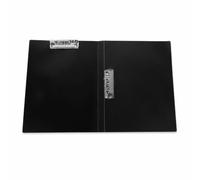 Cartellina Portadocumenti in Plastica, Nero, doppia clip robusta | Capacità , Portadocumenti Pratici, Per conservazionocumenti, Per bibliotecari e lettori