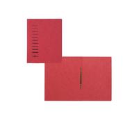 Cartellina semplice con pressino- 265 gr - A4 - cartone pressato - rosso - Pagna