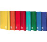 - Cartelline 3 Lembi Con Elastico One Color - Cartellina Dorso Da 12Mm per Forma
