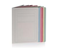 CARTELLINE 3 LEMBI MANILLA "CON STAMPA" 50 PEZZI COLORE VERDE