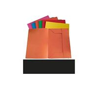 CARTELLINE NERE - cartella Per atti 3 lembi 25 cartelle monocolore nere FAVINI pesanti 200g 245x345mm SELEZIONE CARTOLERIA VARZI DAL 1956