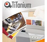 Cartelline termiche Grain - 15 mm - bianco - Titanium - scatola 50 pezzi