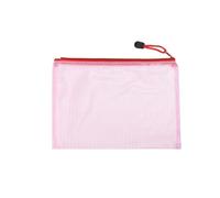 Cartelline Trasparenti 6 pezzi borsa for documenti in plastica impermeabile con cerniera for A3 A4 B4 B5 tasche for porta banconote cartelle for ufficio forniture for la casa(6Pcs B5 Pink)