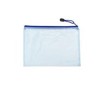 Cartelline Trasparenti 6 pezzi borsa for documenti in plastica impermeabile con cerniera for A3 A4 B4 B5 tasche for porta banconote cartelle for ufficio forniture for la casa(6Pcs B5 Blue)