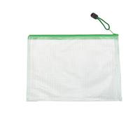 Cartelline Trasparenti 6 pezzi borsa for documenti in plastica impermeabile con cerniera for A3 A4 B4 B5 tasche for porta banconote cartelle for ufficio forniture for la casa(6Pcs A4 Green)