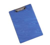 Cartelline trasparenti in plastica, Appunti A4 da 3 pezzi con clip multicolore(Blue)