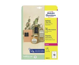 Cartellini micro-perforati Avery ultrare rettangolari in conf. da 100 pz T3002-10