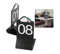 Cartellini numerati da tavolo a forma di tenda, Segni numerici della tabella Numeri 1-25 o 1-50,25PC(1-50(12x6cm))