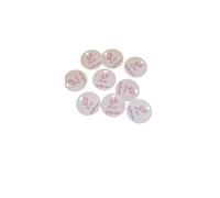 Cartellini per Bomboniere Battesimo, 40 mm, Set da 30 Pezzi (Rosa)