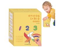 Cartellino per l'apprendimento per bambini, libro da colorare e da colorare per bambini, libro educativo per l'educazione precoce - Illuminazione, arte cognitiva, disegno, carte graffiti, immagini