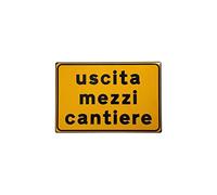 Cartello 3G uscita mezzi cantiere [3G]