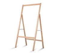 Cartello A-e in legno per caffè e ristoranti, 60 x 90 cm, pieghevole, ideale per promuovere la sala da pranzo e il negozio