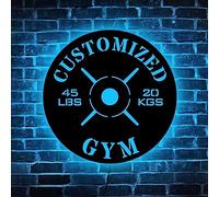 Cartello al Neon a LED Personalizzato per Palestra - Decorazione da Parete per Sollevamento Pesi - Regalo per Amanti del Fitness - Illuminazione per Stanza