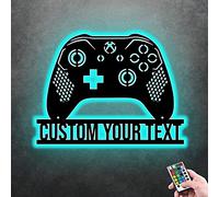 Cartello al neon personalizzato per giocatore, insegne al neon personalizzate per camera da letto, decorazione da parete a LED, segno al neon a forma di gamepad, 16 colori, regalo per ragazzi