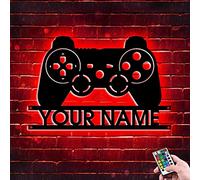Cartello al neon personalizzato per giocatore, insegne al neon personalizzate per camera da letto, decorazione da parete a LED, segno al neon a forma di gamepad, 16 colori, regalo per ragazzi