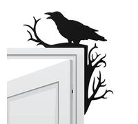 Cartello angolare per porta di Halloween - Tooper decorativo per porta con design impermeabile | Elegante decorazione da parete con segno di benvenuto, per angoli e porte, accento G