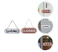 Cartello aperto e chiuso per affari 2 pezzi Cartelli aperti o chiusi Cartello