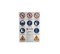 CARTELLO CANTIERE 11 SIMBOLI 68x 80 PLASTICA [TARGOTIMBRI ]