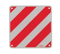 Cartello catarifrangente carico sporgente in alluminio 50x50 cm a norma