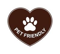 Cartello che ammette animali domestici, Animal Love Cafe Lounge Store Decalcomanie con incisioni di pregio 68x78.7cm Decorazione negozio Caffè