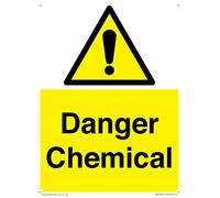 Cartello chimico pericoloso, 150 x 200 mm, A5P