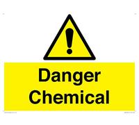 Cartello chimico pericoloso, 400 x 300 mm, formato A3L